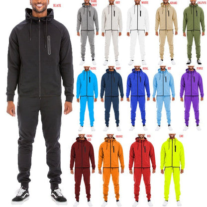 Mens Full Zip Sweat Set