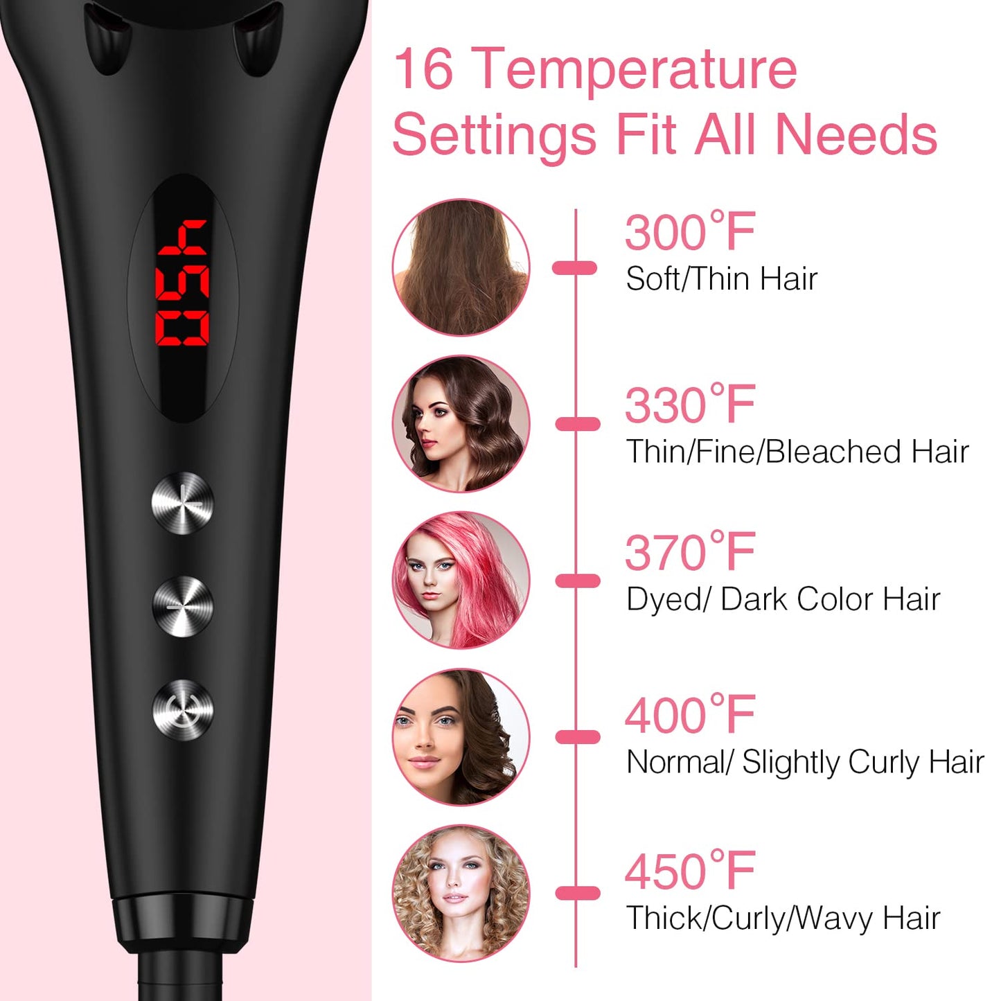 Enhanced Ceramic Hair Straightener Brush