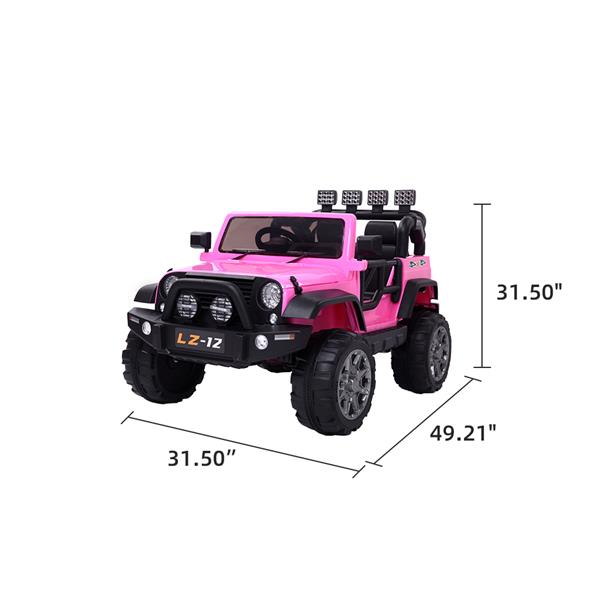 Rechargeable Kids Ride On Car Toy (Pink)