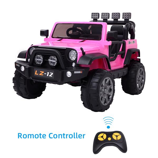 Rechargeable Kids Ride On Car Toy (Pink)