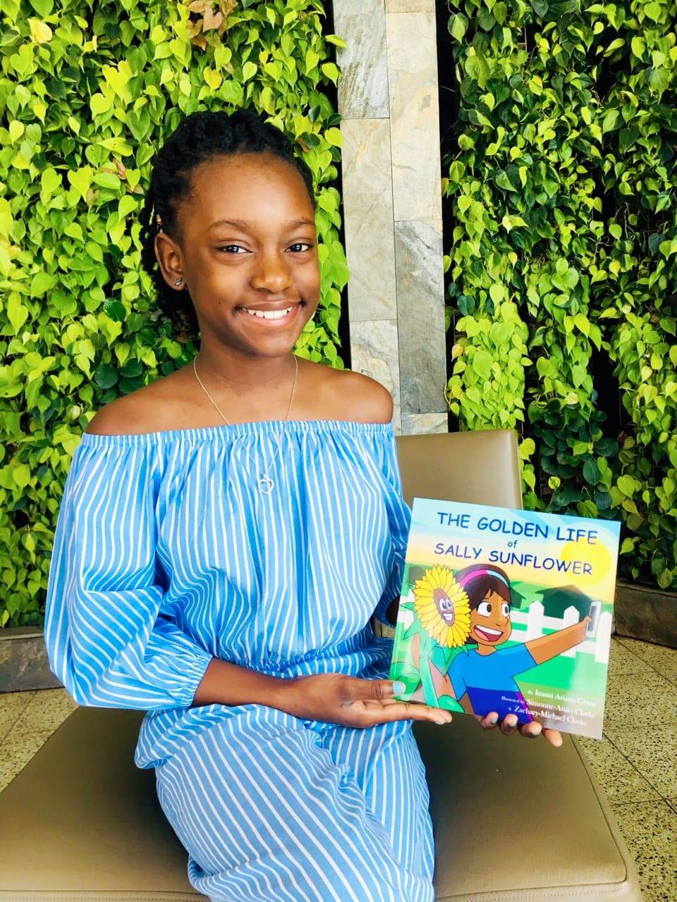 Imani Book bundle (Disco Balls Of The Universe & The Golden Life Of Sally Sunflower) Children's Science Book