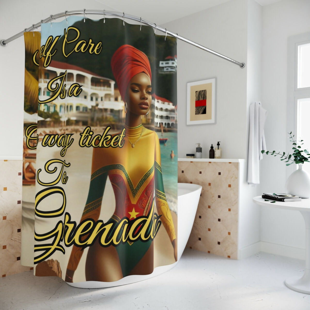 Caribbean Dreamscape Collection - Shower Curtains