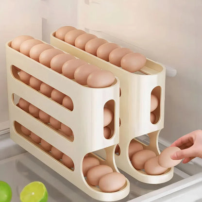 4 Layers Automatic Rolling Egg Rack