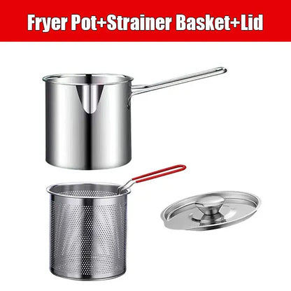 Stainless Steel Deep Fryer Pot