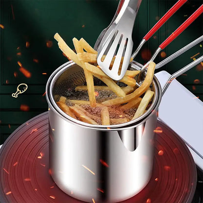 Stainless Steel Deep Fryer Pot