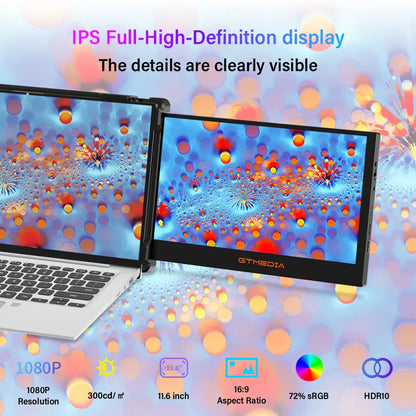 Triple Laptop Monitor