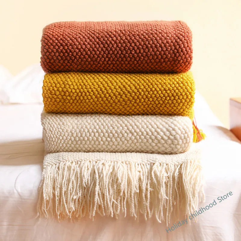 Decorative Knitted Blanket