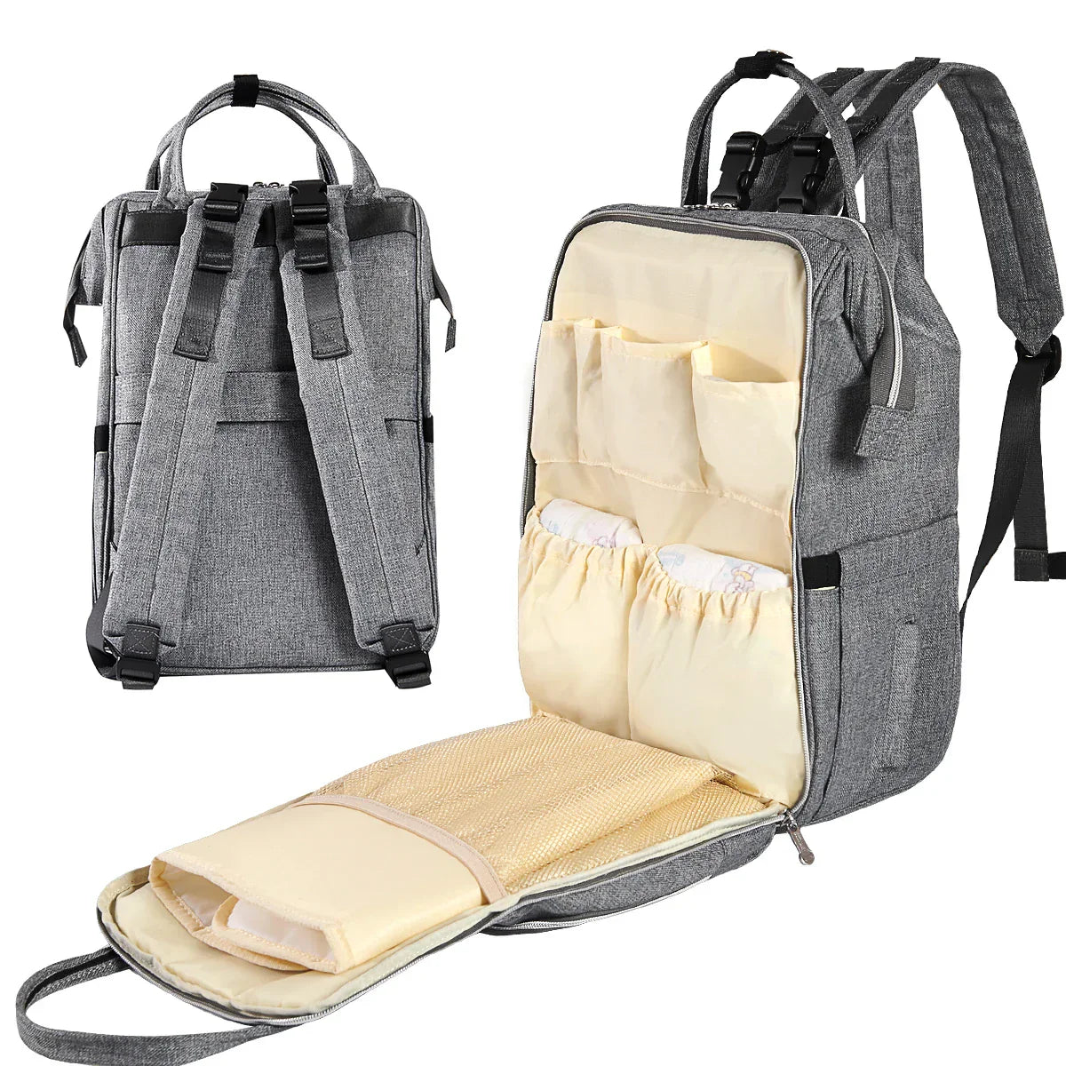 Stylish Multifunction Diaper Backpack