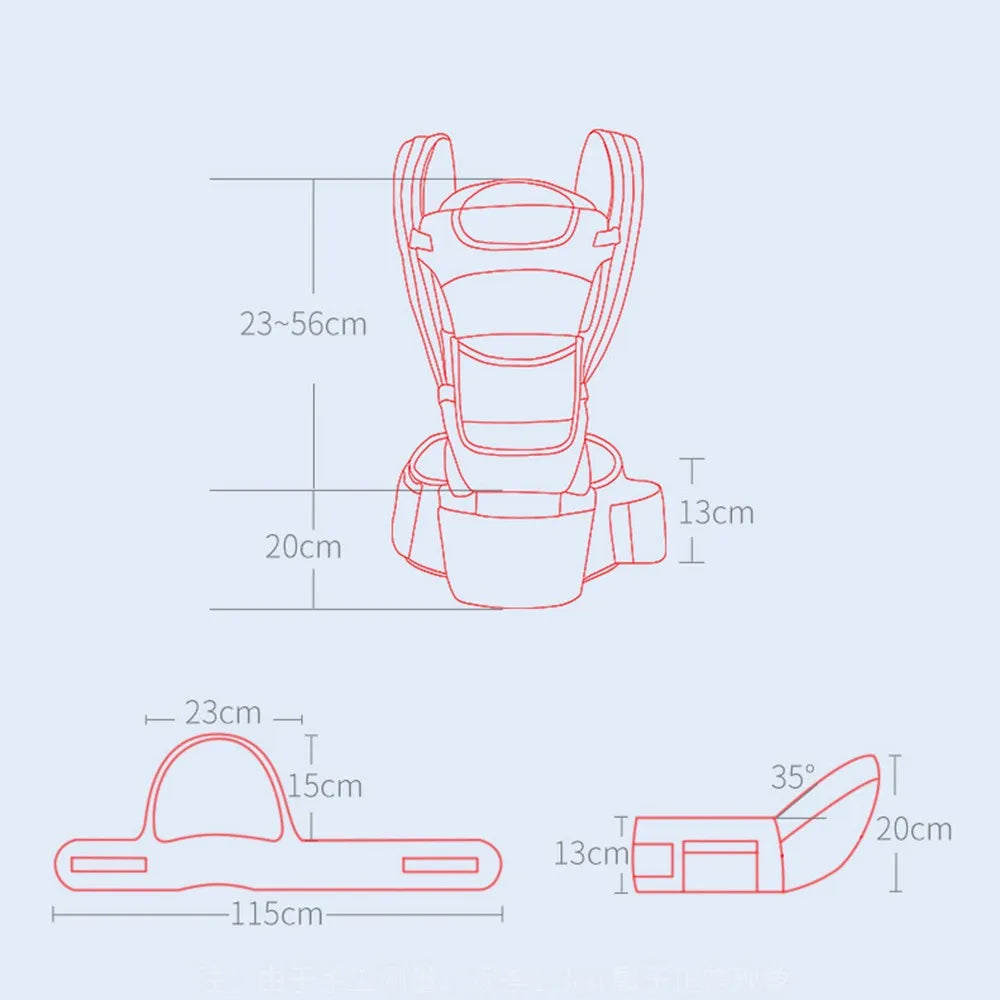 Newborn Ergonomic Baby Carrier Backpack