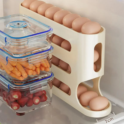 4 Layers Automatic Rolling Egg Rack