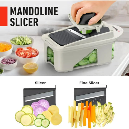 All-in-One, 12 Blade Mandoline Slicer