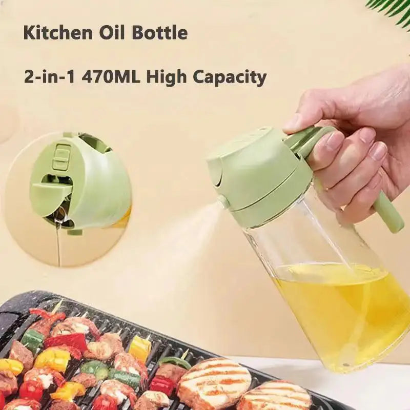 2 in 1 Oil Dispenser and Oil Sprayer