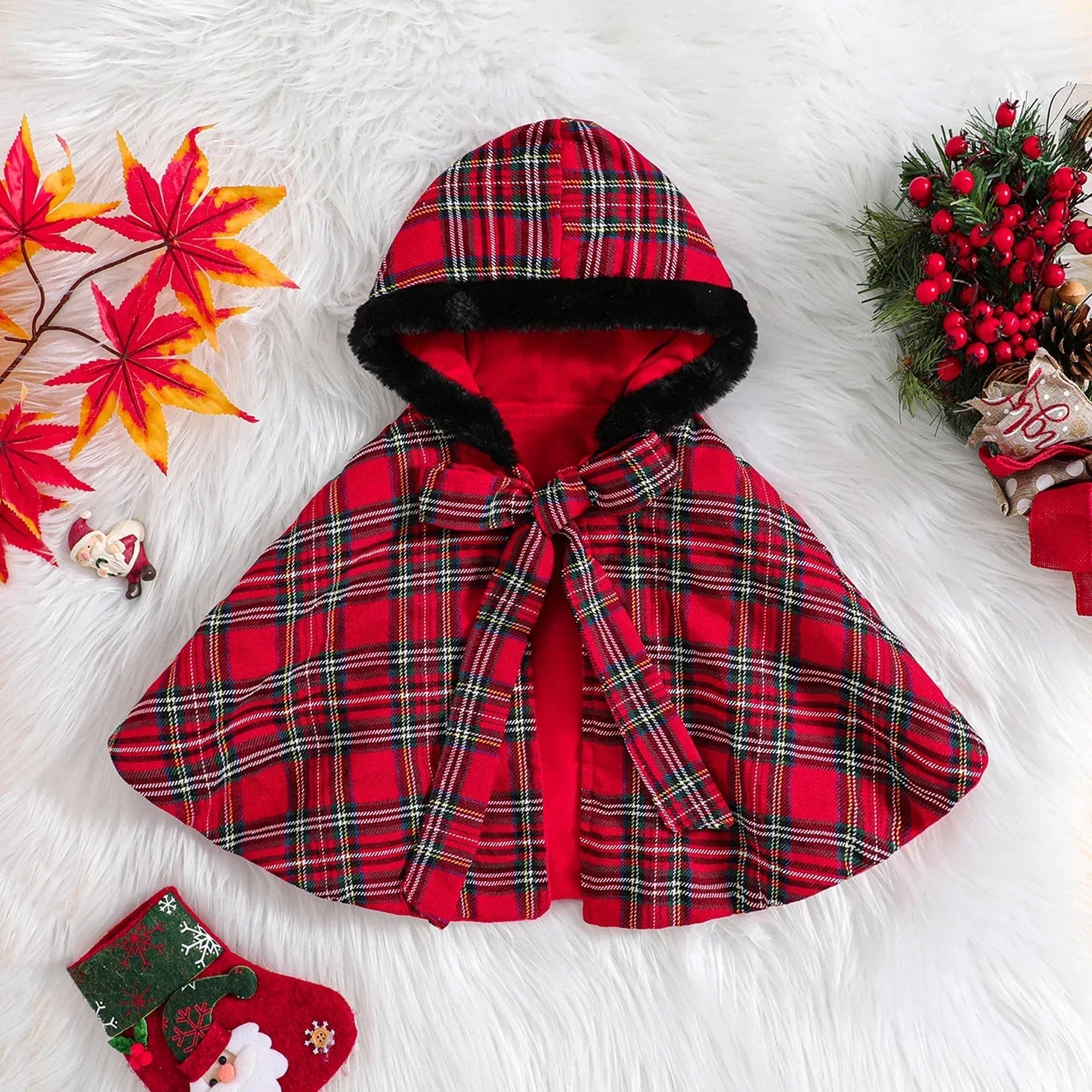 Toddler Christmas Cape