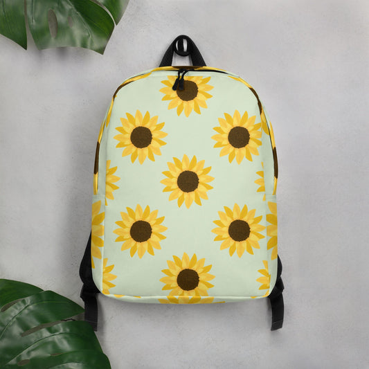 Friendly Sunflower Minimalist Backpack