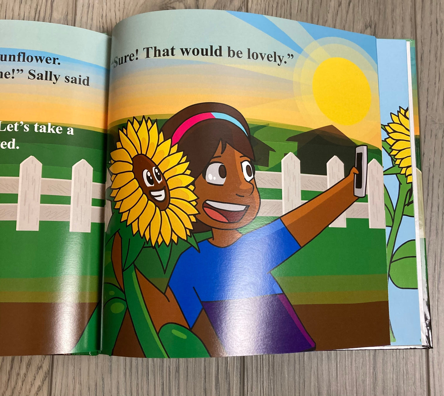 The Golden Life of Sally Sunflower Children's Science Book